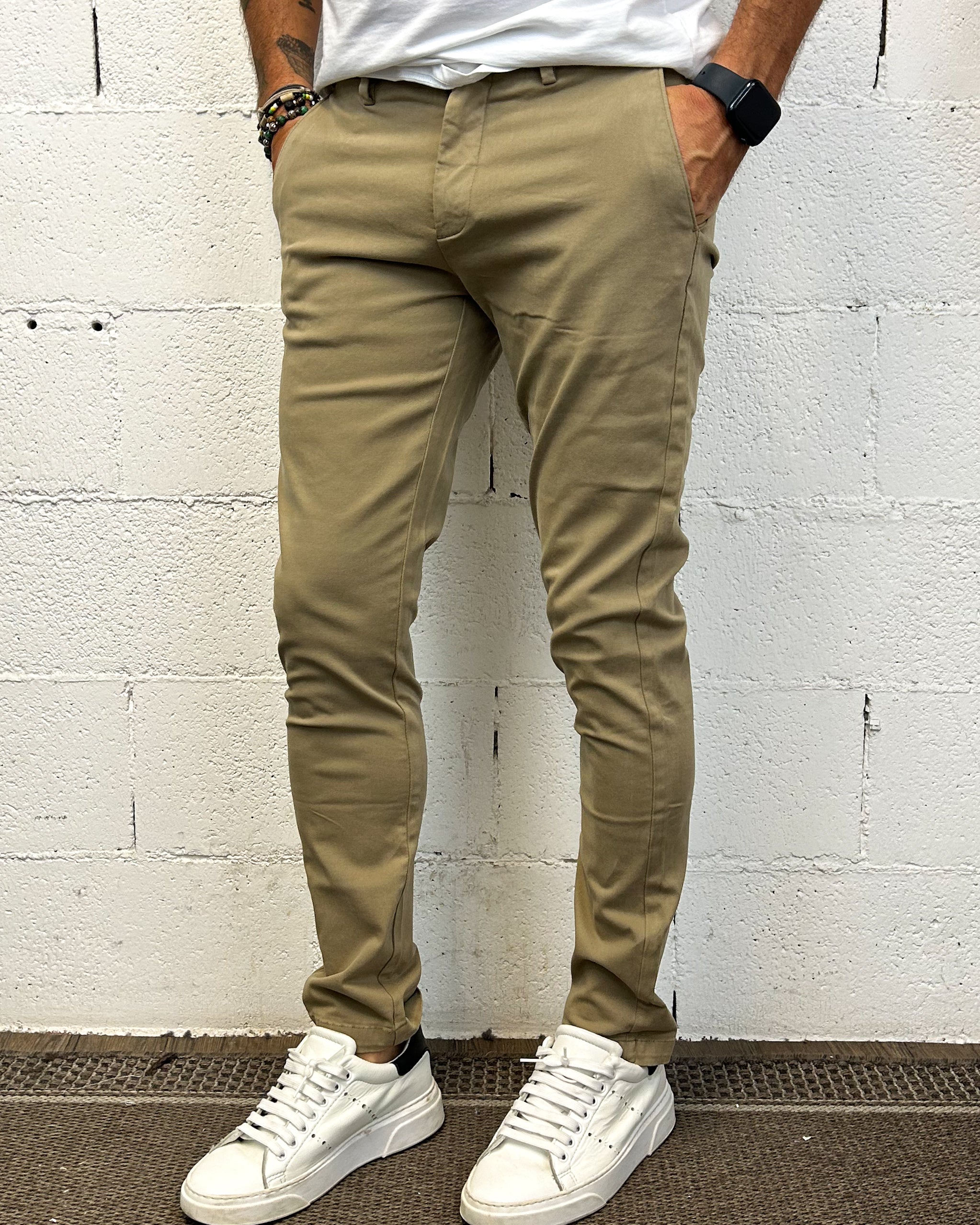 ONLYONE Gianni Lupo Tahoma Slim chino camel vestibilità slim