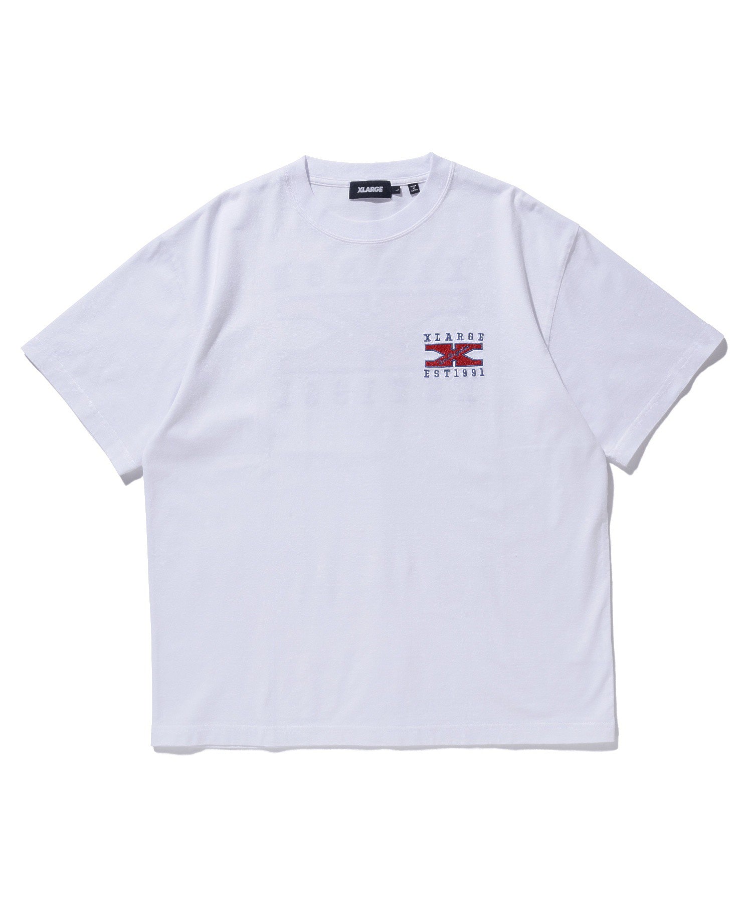 X-Large X Logo maglietta bianca cotone maniche corte