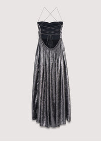 The New Society Uxia vestito argento festa