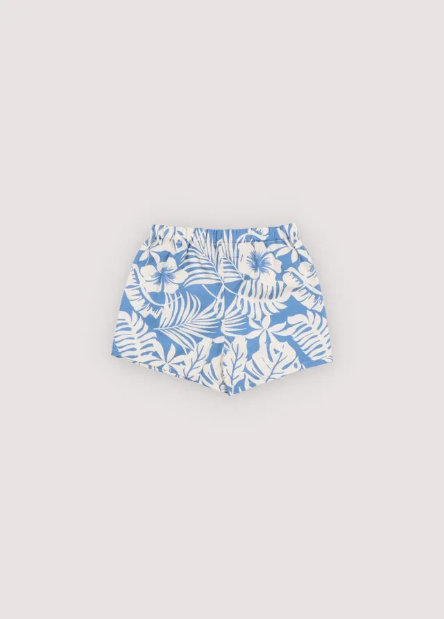 The New Society Garden bermuda Tropical Print cotone blu