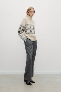 The New Society Lilo Maglione Donna Lana Jacquard