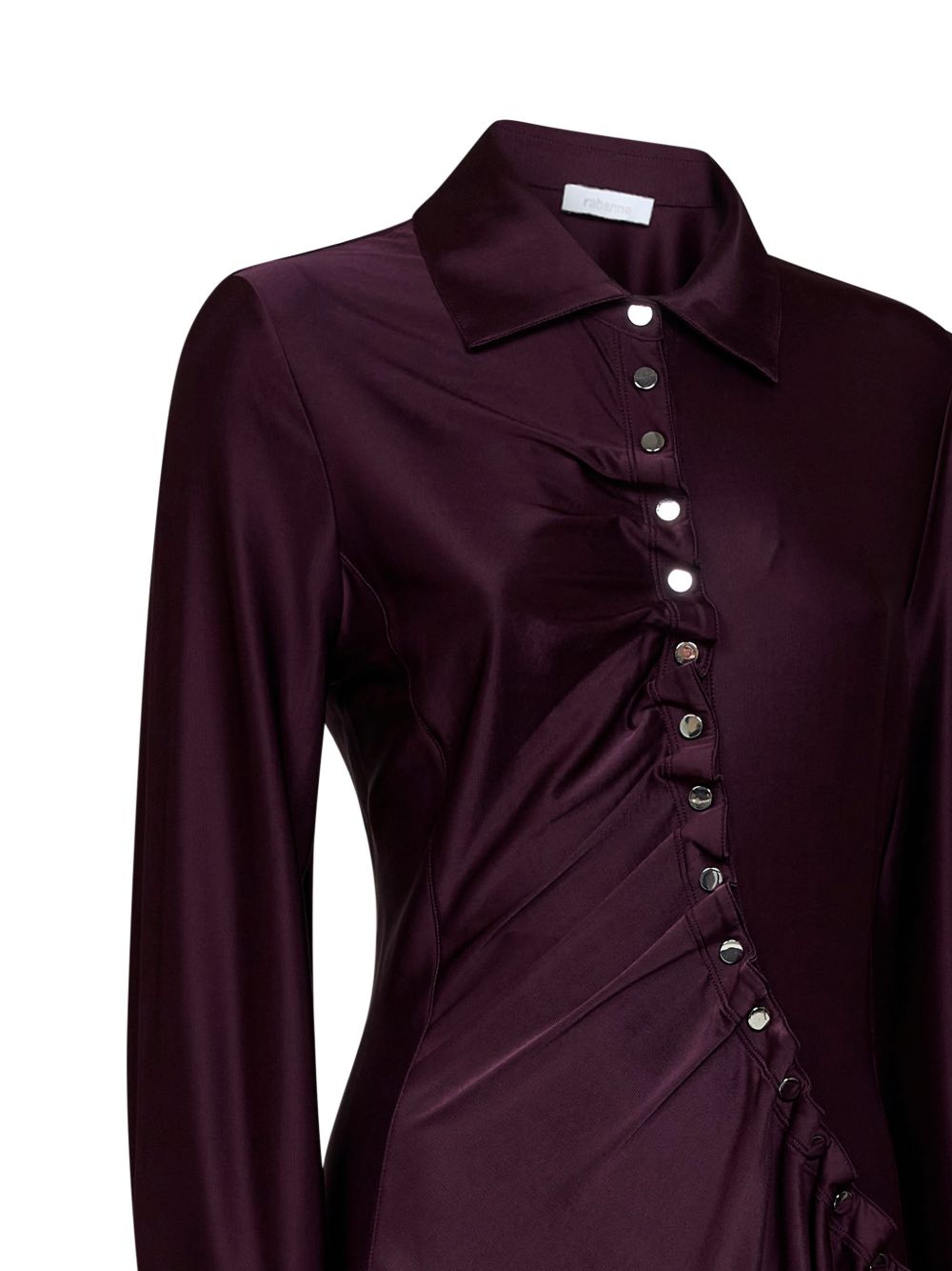 Rabanne 26AJRO377VI0267 abito corto magenta donna