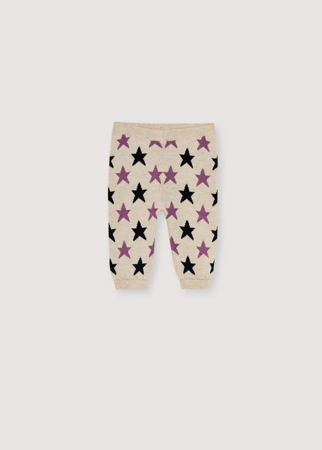 The New Society Ximena Baby pantaloni maglia 6 mesi stelle