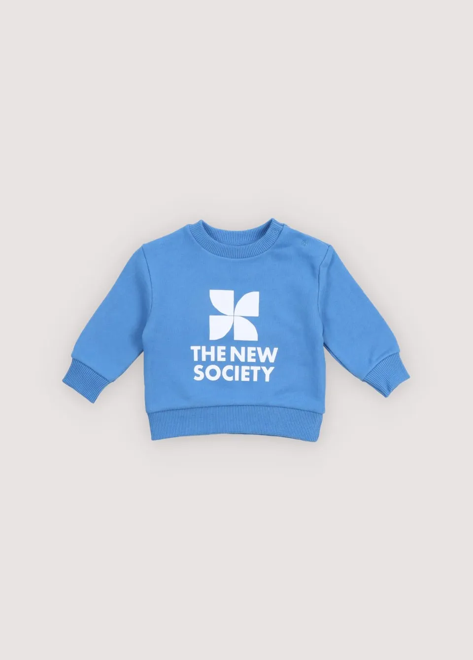 The New Society Logo felpa neonato 6 mesi cotone