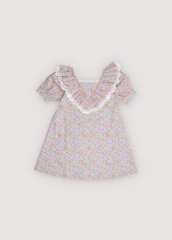 The New Society Rose Dress vestito bambina rose print 6 anni