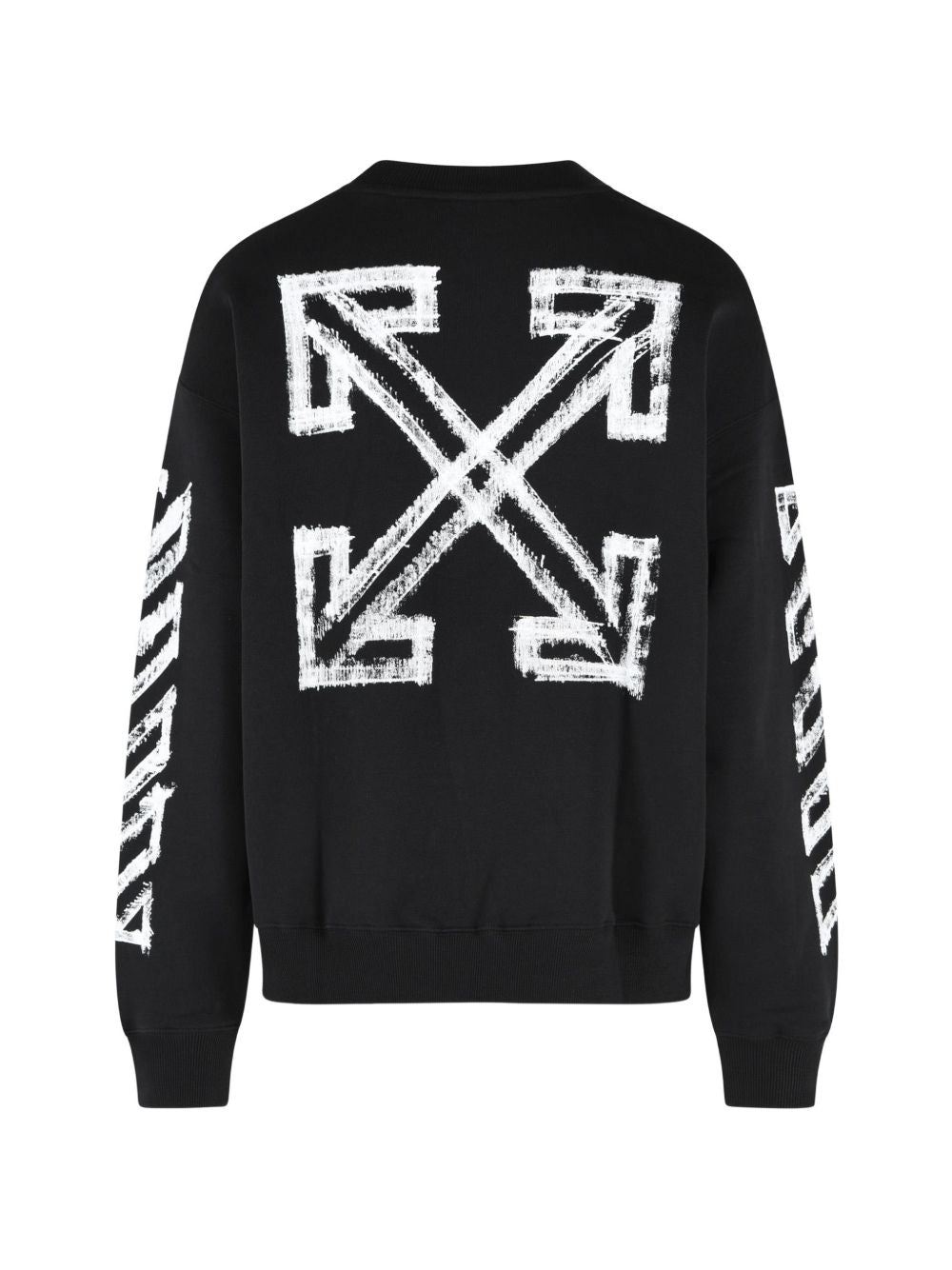 Off-White 4MBA054F26F007001 felpa nera uomo