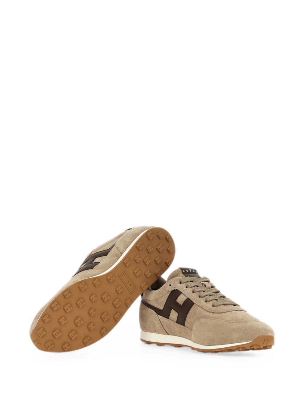 Hogan HXM6990GA00UHO scarpe basse uomo marrone