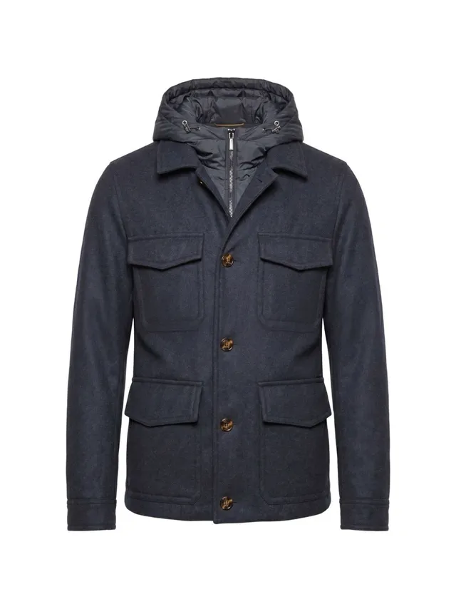 Moorer MOUGI101197 giubbotto blu grey uomo 50-54