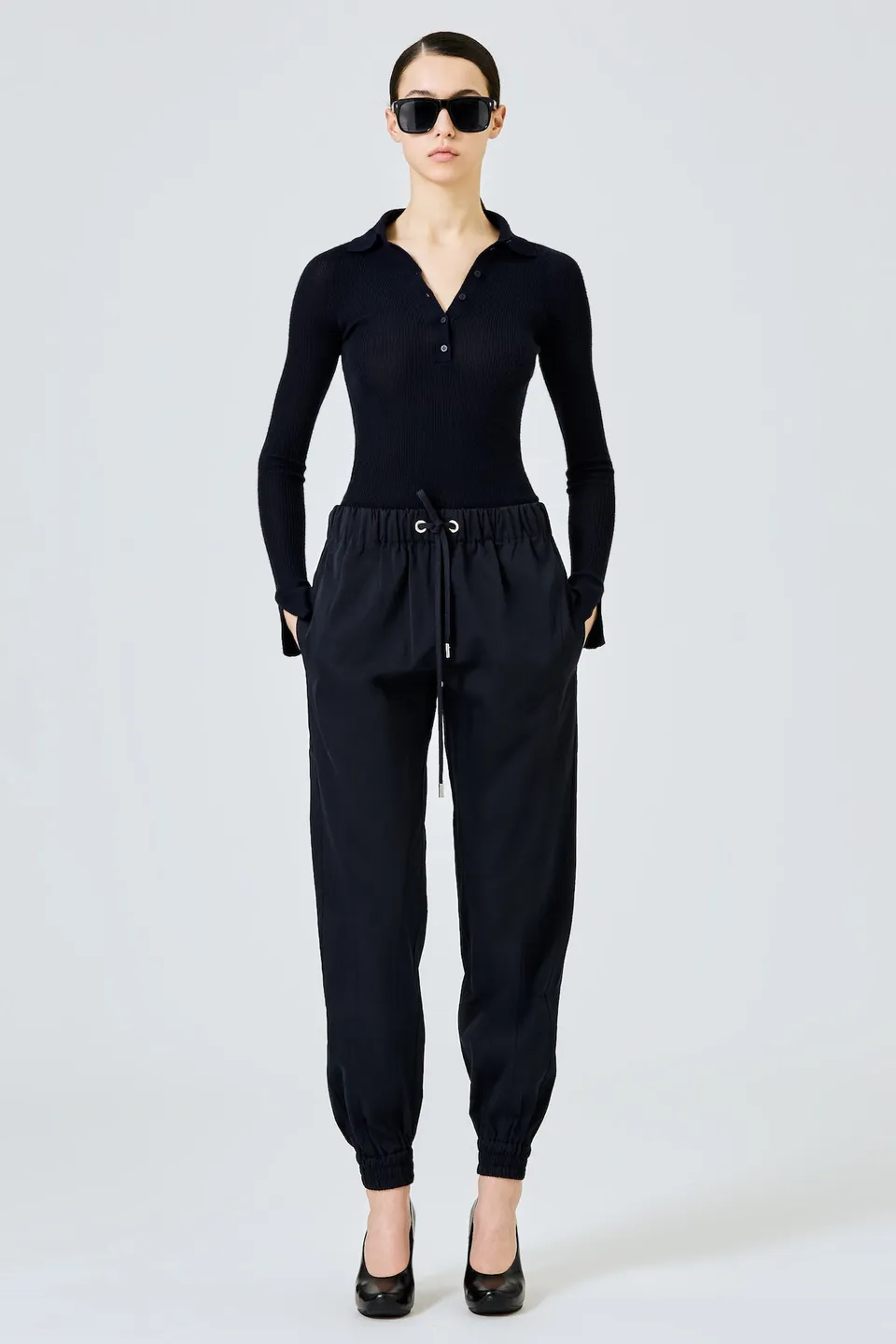 Sa Su Phi Valentina jogger cotone seta blu