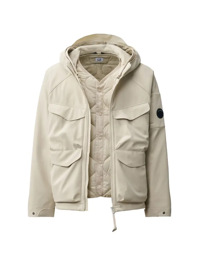 C.P. Company 21CMOW004A giubbotto silver birch uomo
