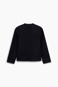The New Society Indie Coat cappotto donna lana nero Black Iris