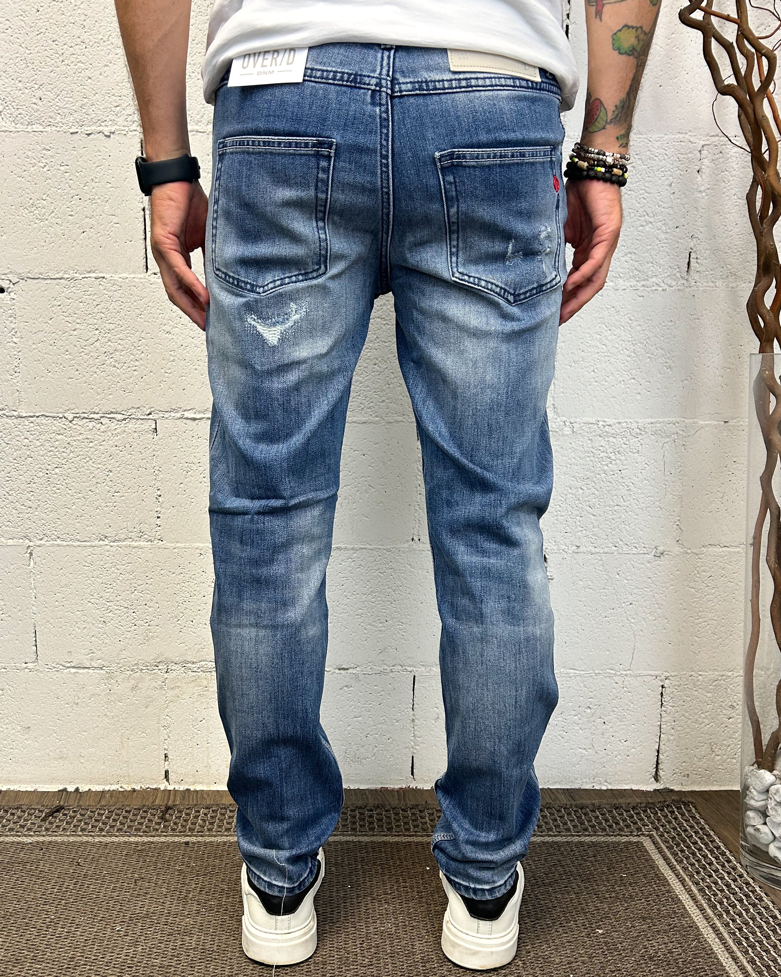 ONLYONE OVER-D Regular Fit Jeans Mid Blue