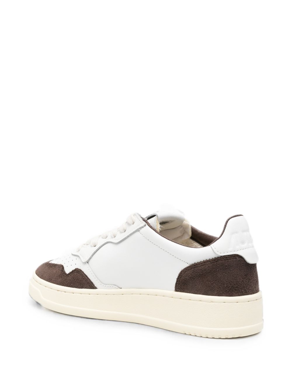 Autry AULW sneakers bianche mogano pelle