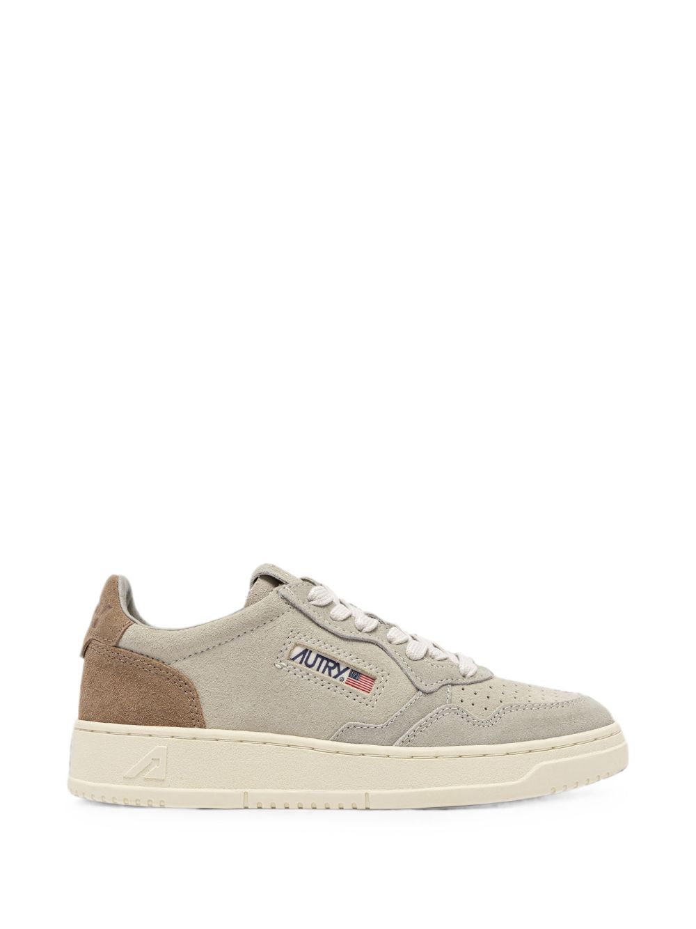 Autry Medalist Low AULMTS37 sneakers beige pelle scamosciata