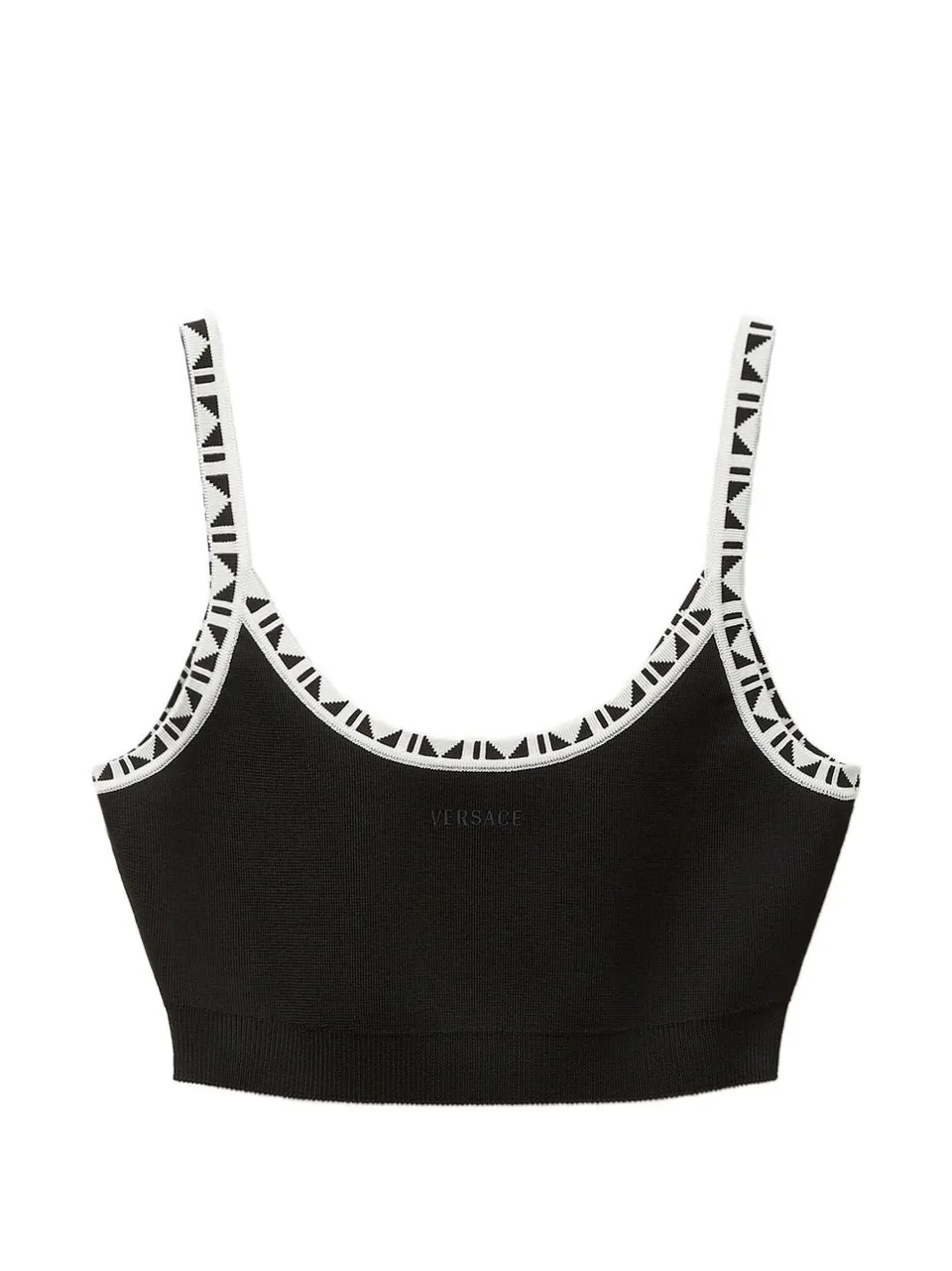 Versace 1025356 top nero donna