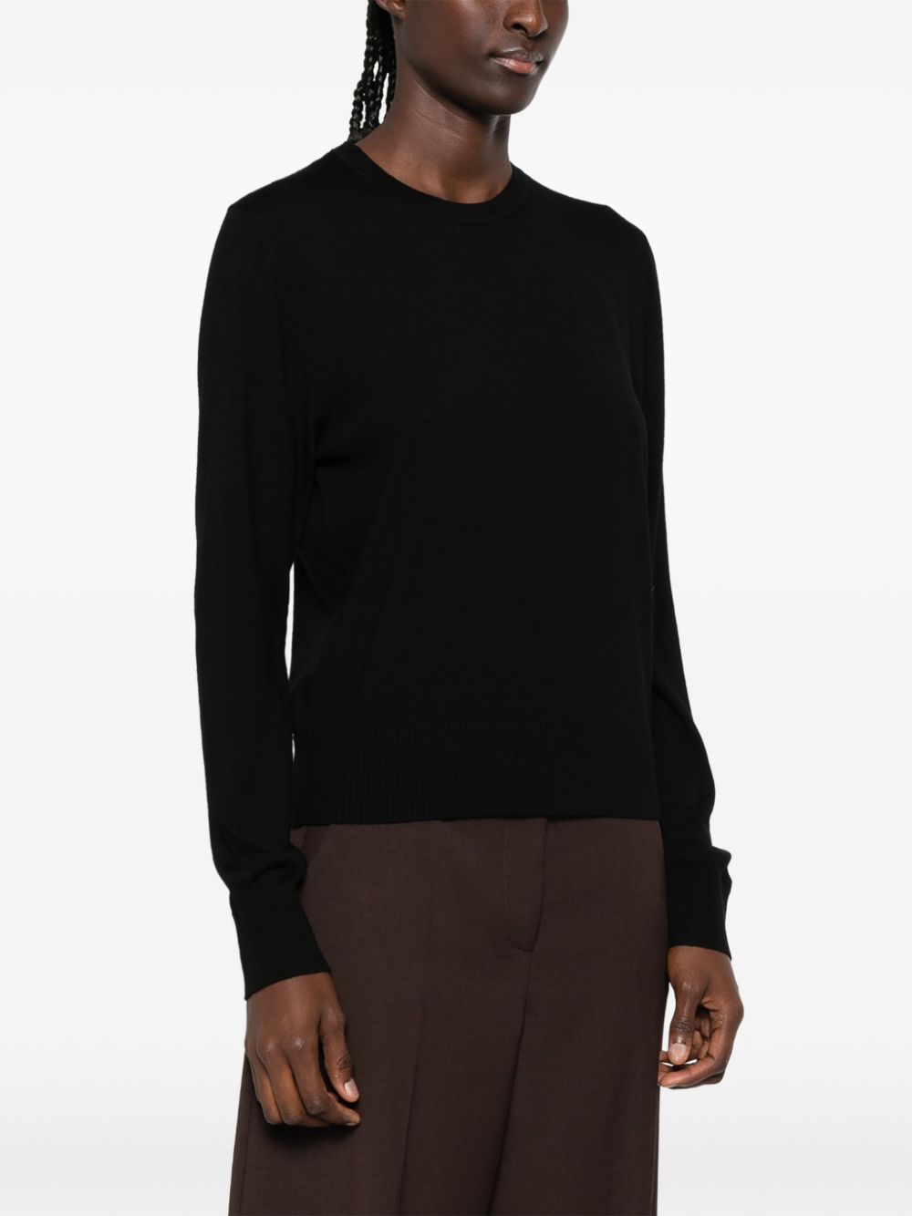 Pinko 107262 maglia nera donna manica lunga