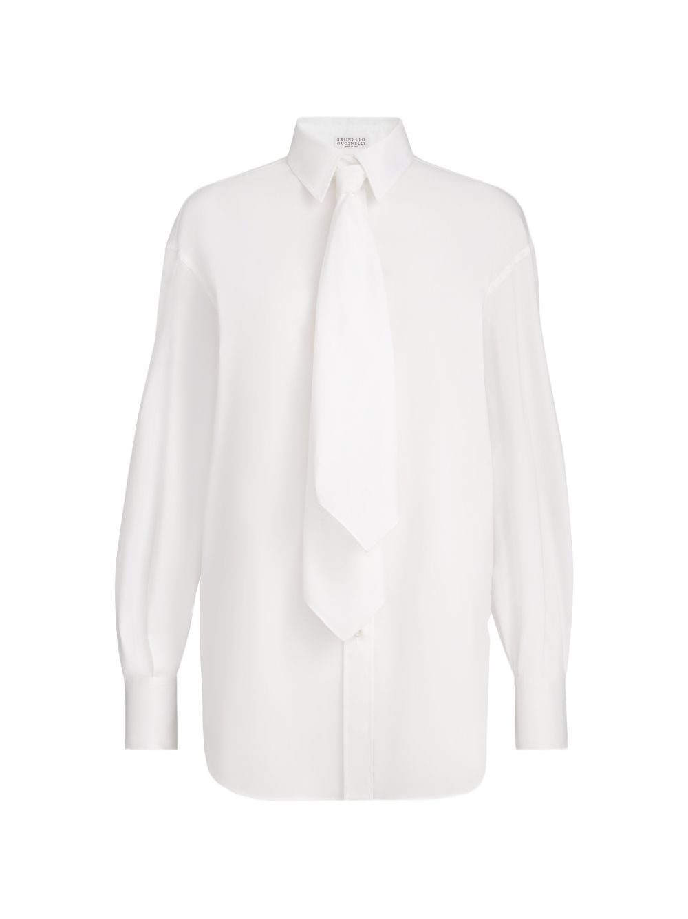 Brunello Cucinelli M0091M3A56 camicia bianca donna