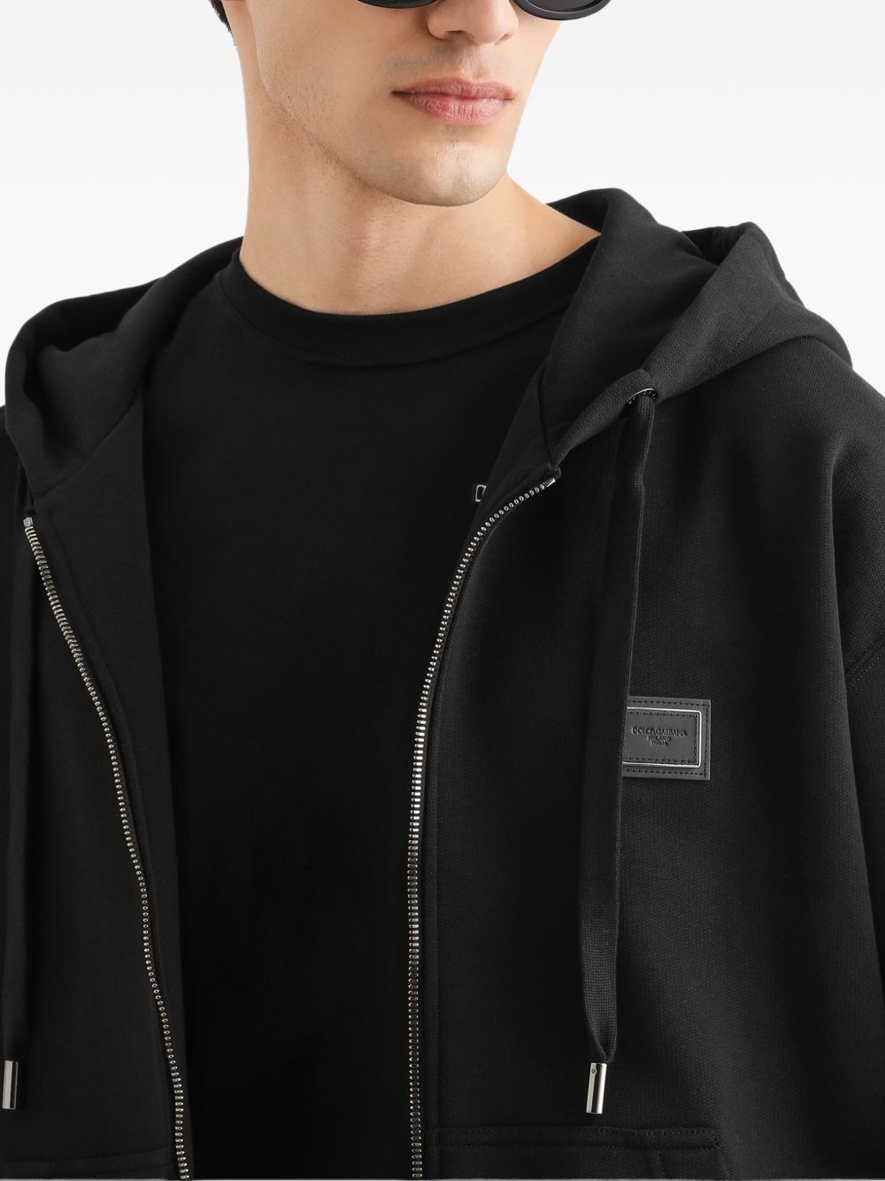 Dolce & Gabbana G9CEGT felpa nera uomo