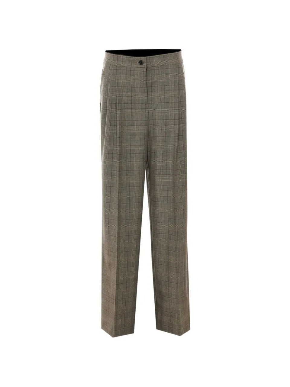 Pinko 107476 pantaloni beige bordeaux nero design essenziale