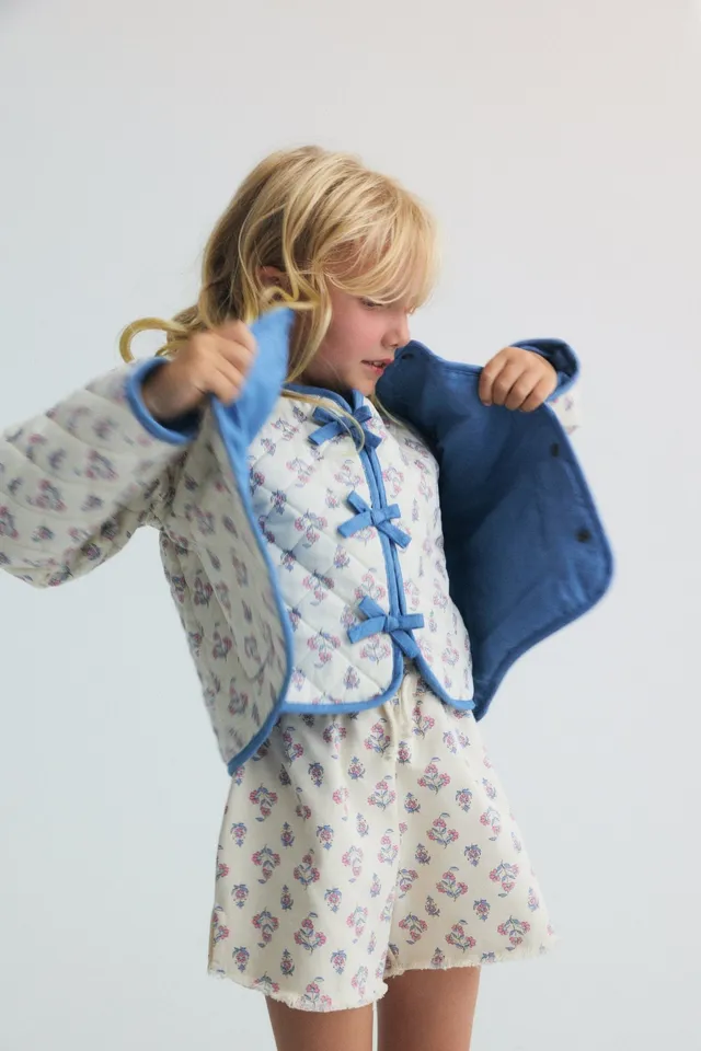 The New Society Clavel shorts bambina stampa Clavel