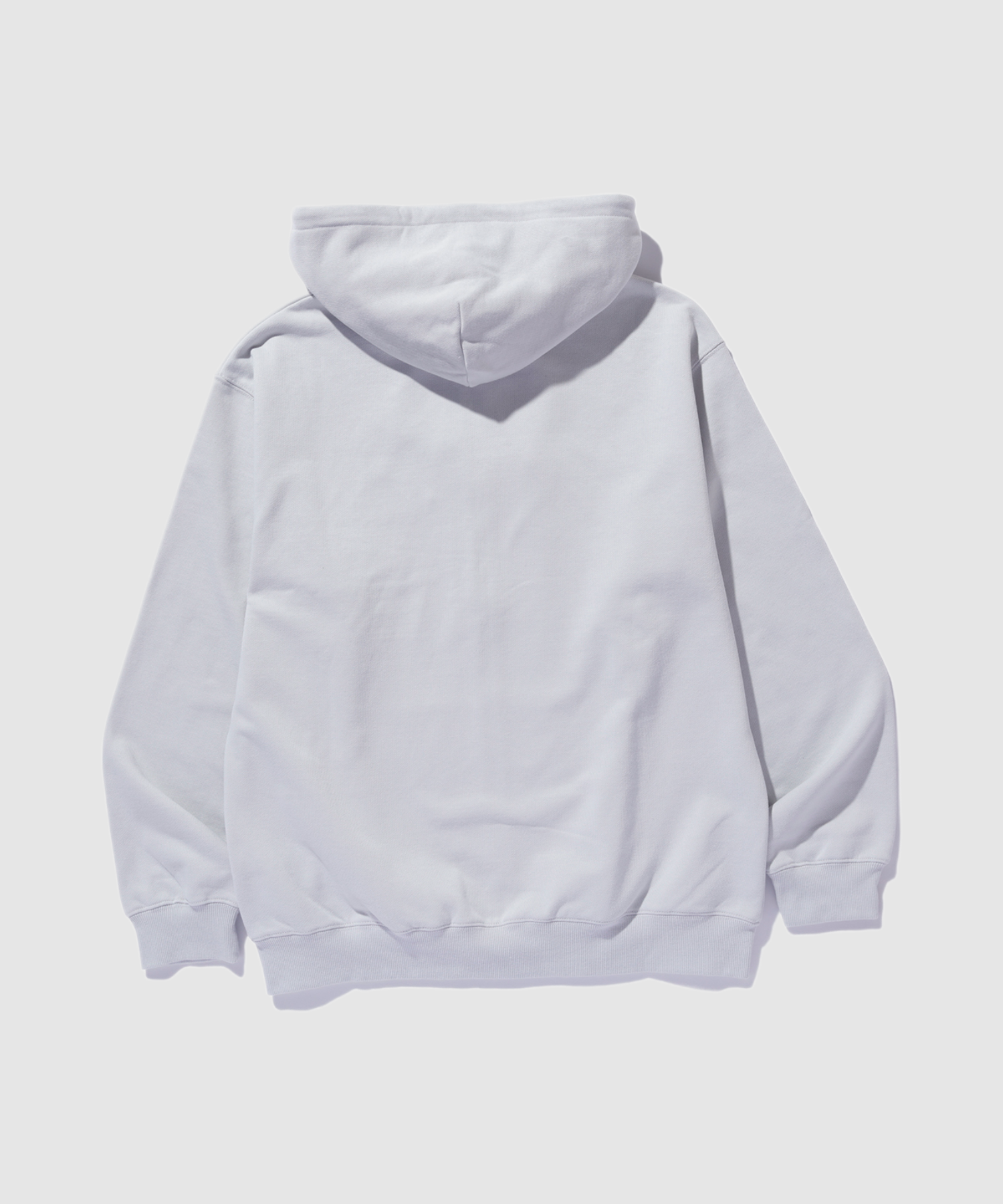 X-Large Slanted Og felpa zip cappuccio cotone