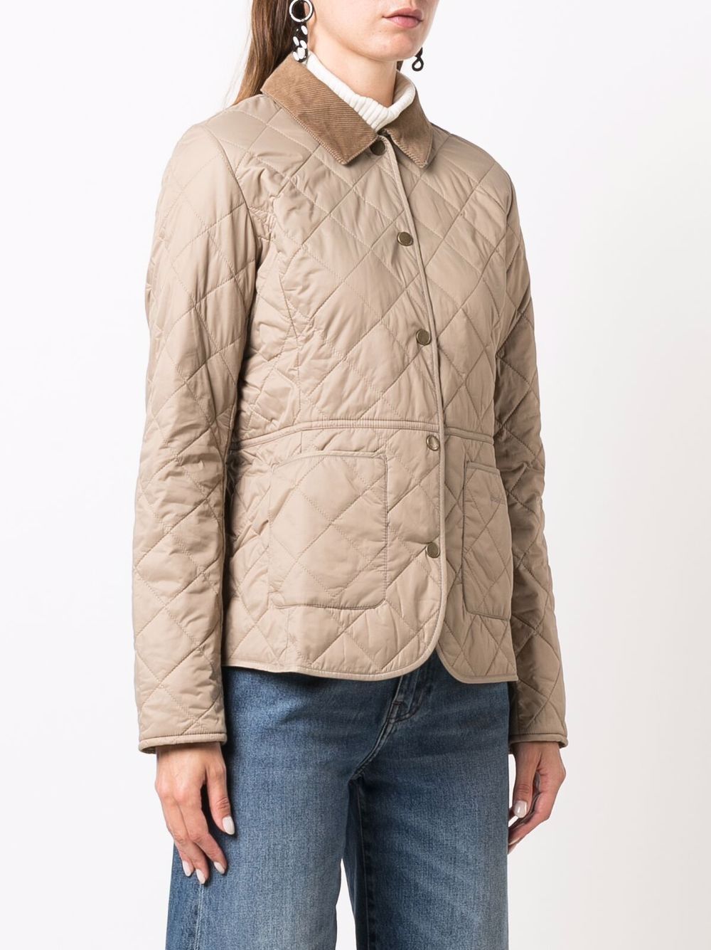 Barbour LQU1012 giubbotto beige light trench donna