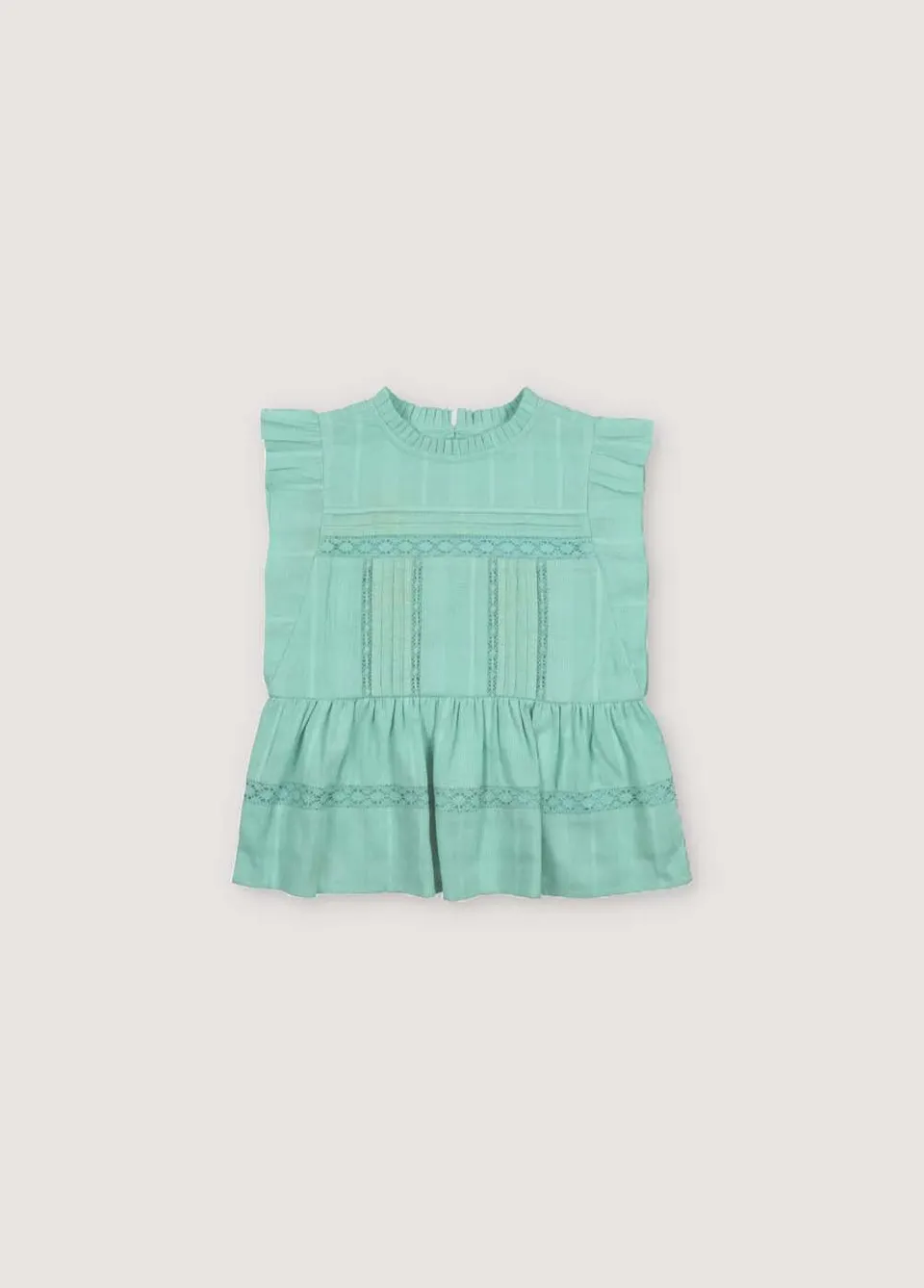 The New Society Corfu Blouse camicetta cotone Jade 6 anni