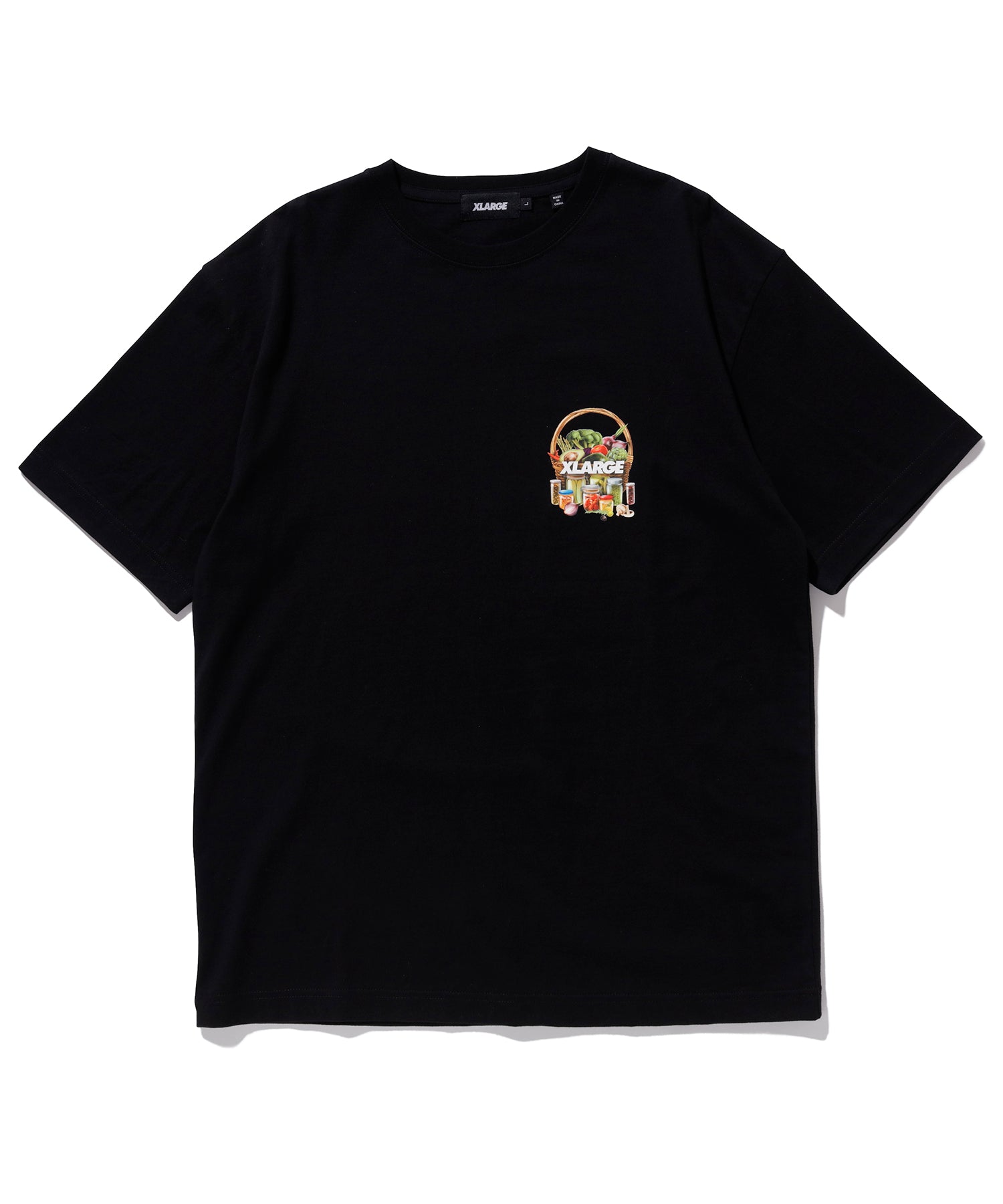 X-Large Organic t-shirt cotone regular fit nera