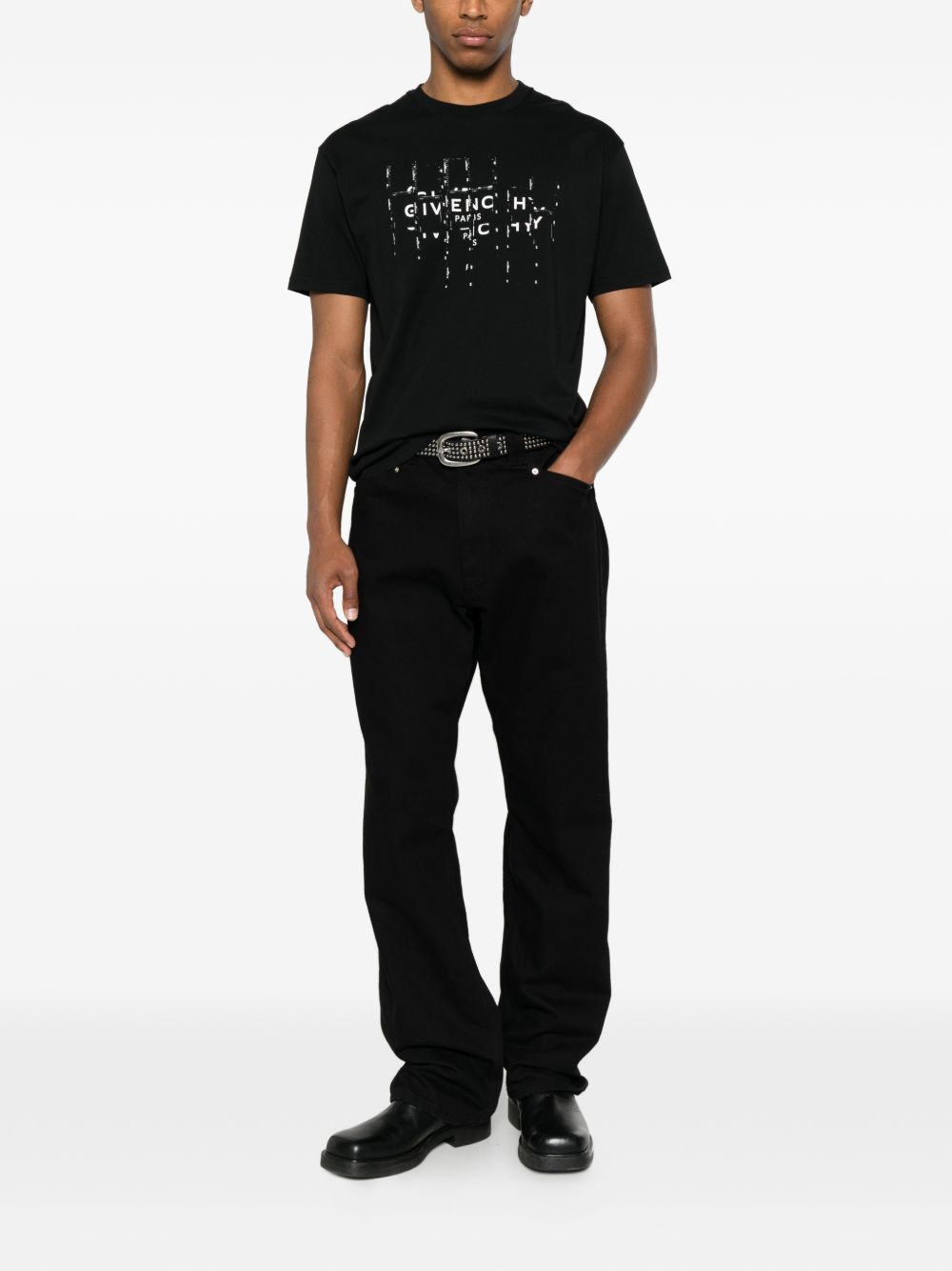 Givenchy BM71NK3YU9 t-shirt nera uomo