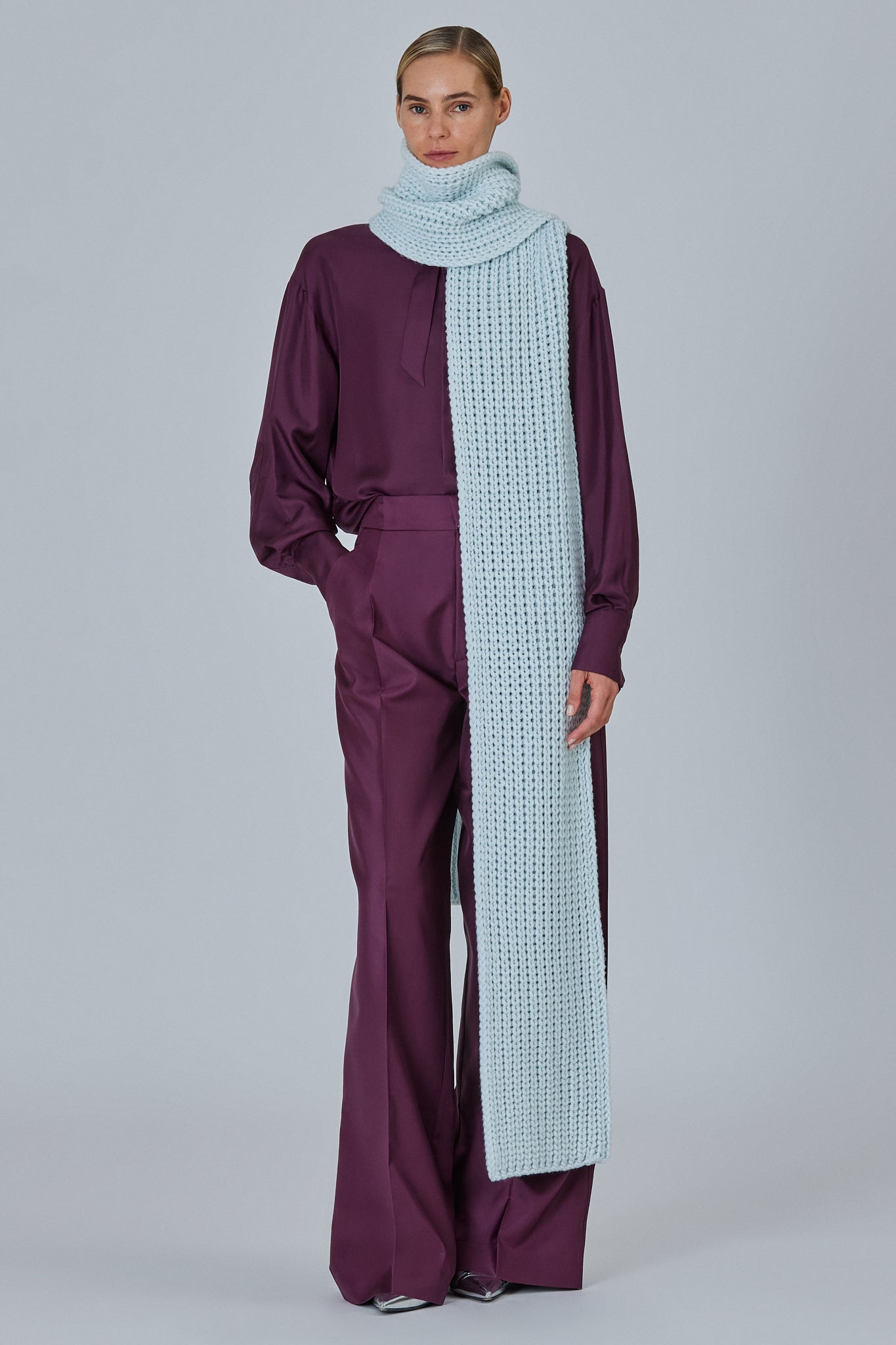 Sa Su Phi Chunky sciarpa cashmere lunga