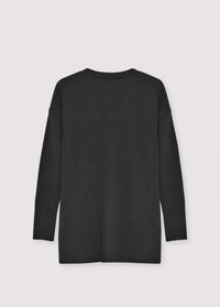 The New Society Agatha cardigan donna grigio cashmere