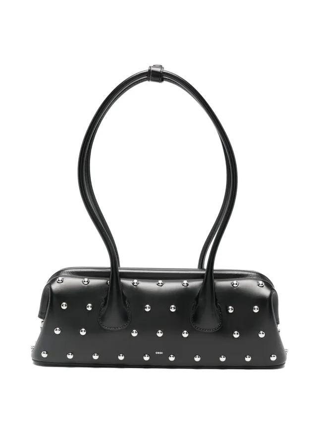 Osoi 25FB01018253 Boat Wide Mini borsa black stud