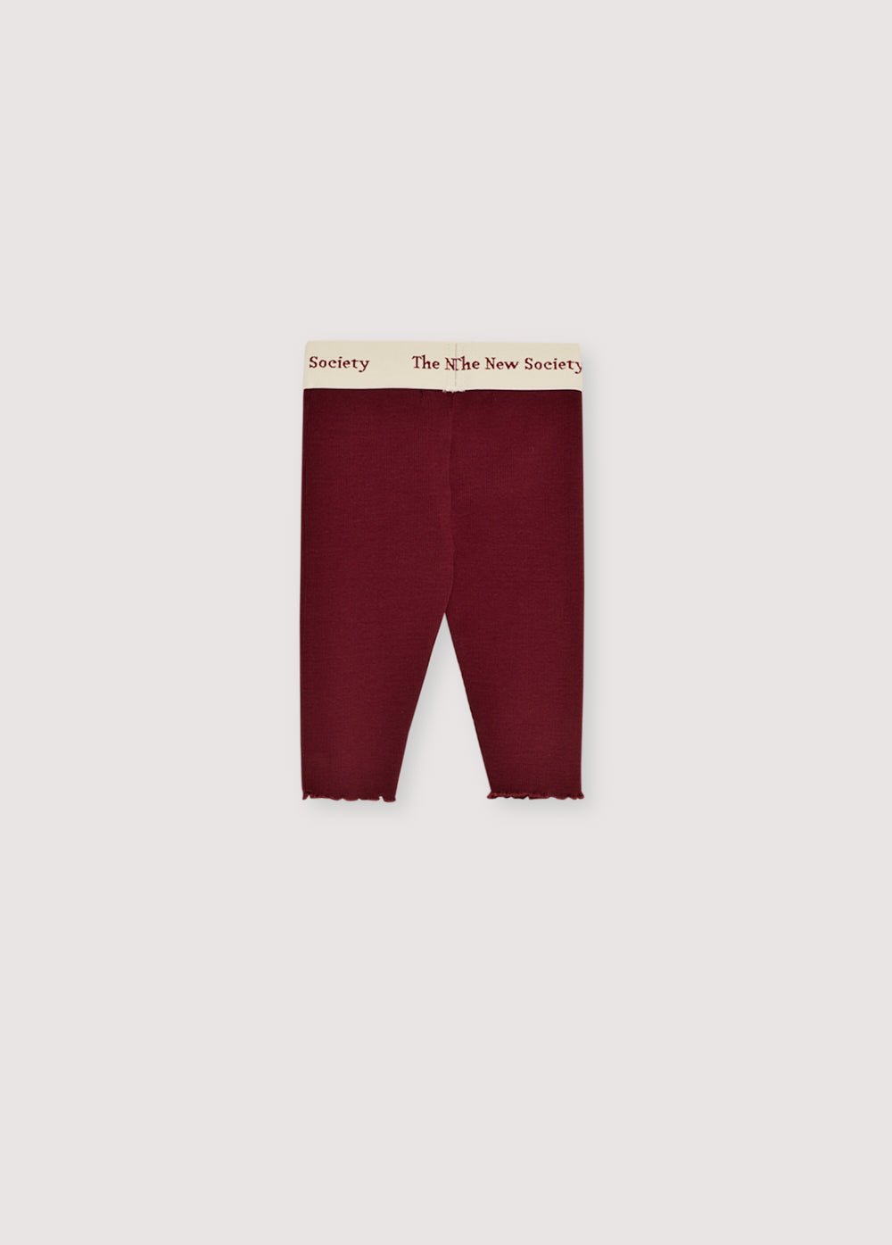 The New Society TNS Rib leggings neonato plum fantasy cotone