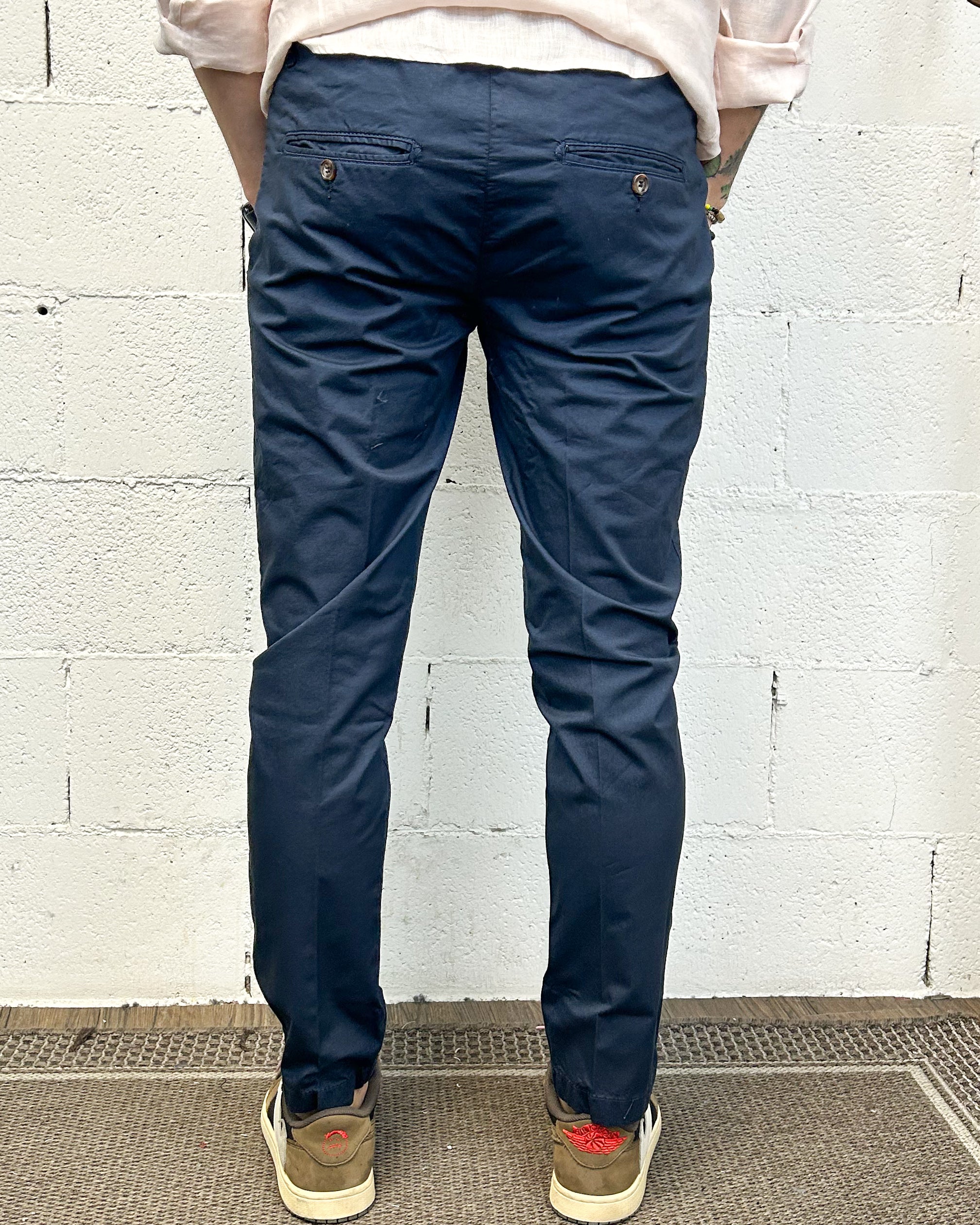 ONLYONE OVER-D Chino pantamolla pantalone blu regular