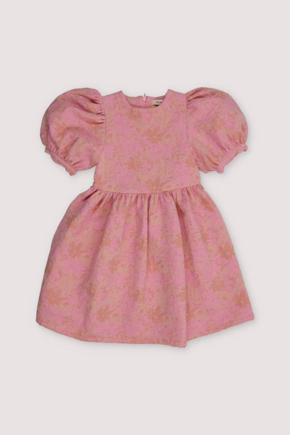 The New Society Artemisa vestito bambina ibisco cotone