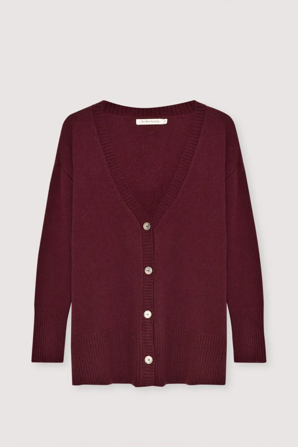 The New Society Agatha cardigan donna viola cashmere