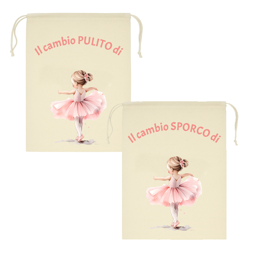 Mr. Gadgets Ballerina sacchetto sporco pulito asilo