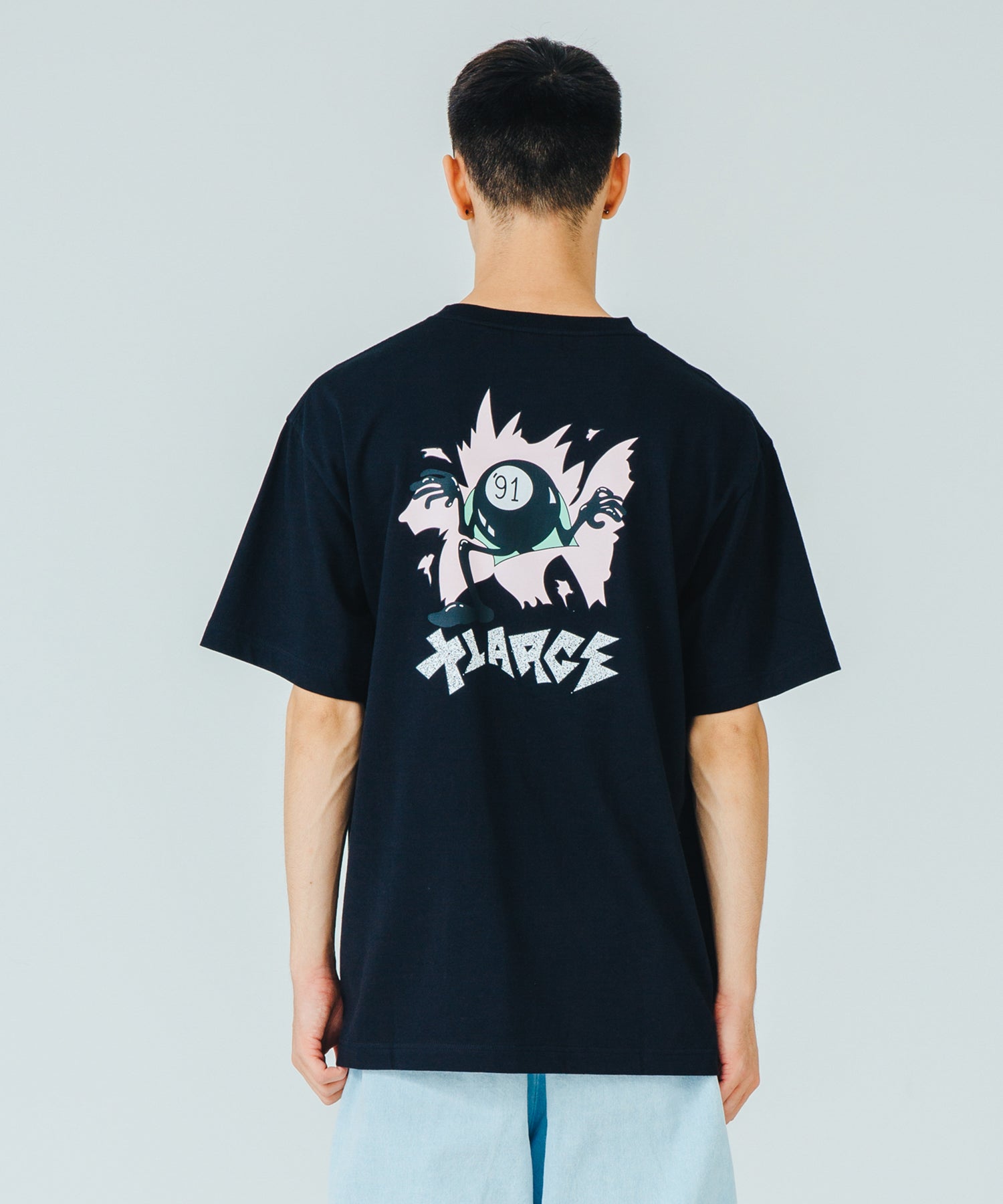 X-Large 91Ball maglietta maniche corte bianca cotone