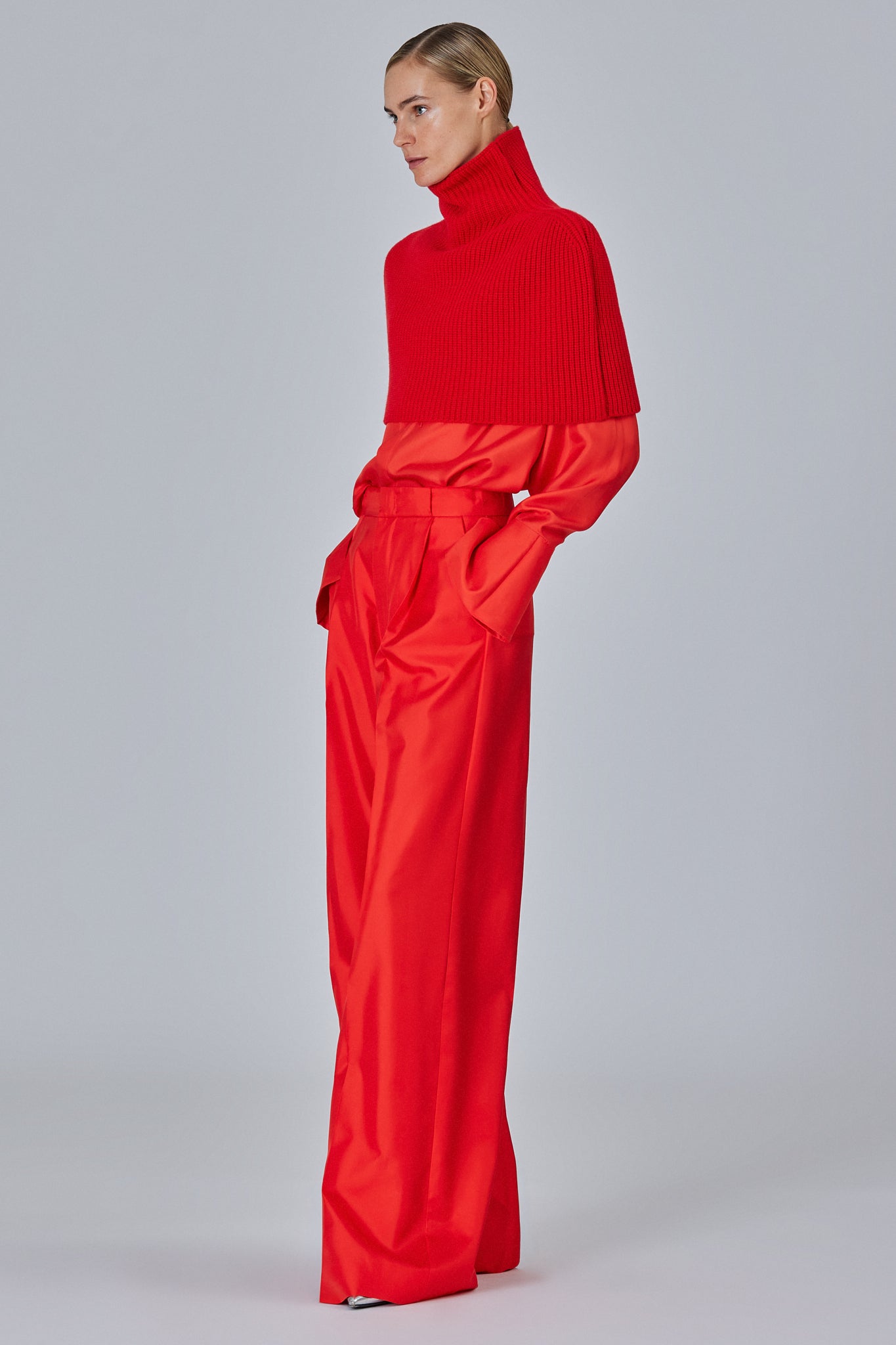 Sa Su Phi Mini Cape mantella in puro cashmere