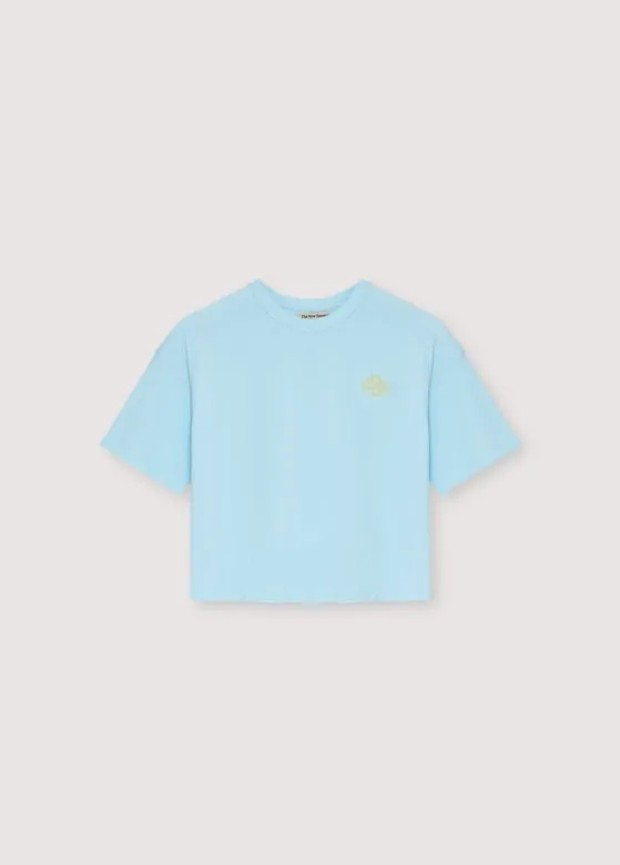 THE NEW SOCIETY Salvia T-Shirt Cotone Azzurra 12Y