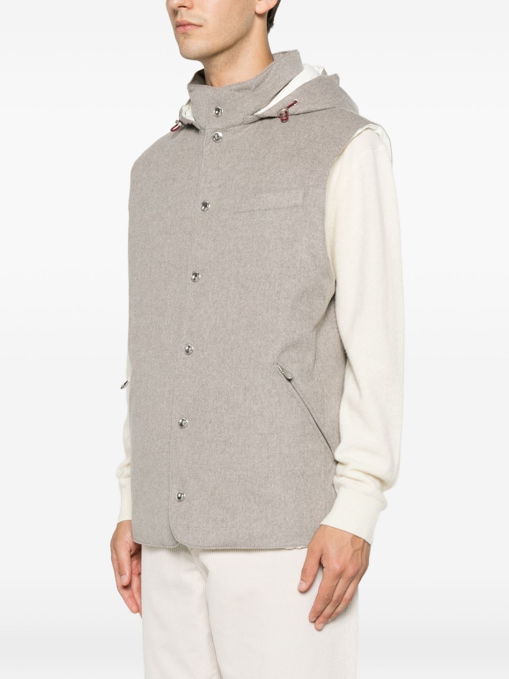 Brunello Cucinelli MM4701775 piumino uomo roccia