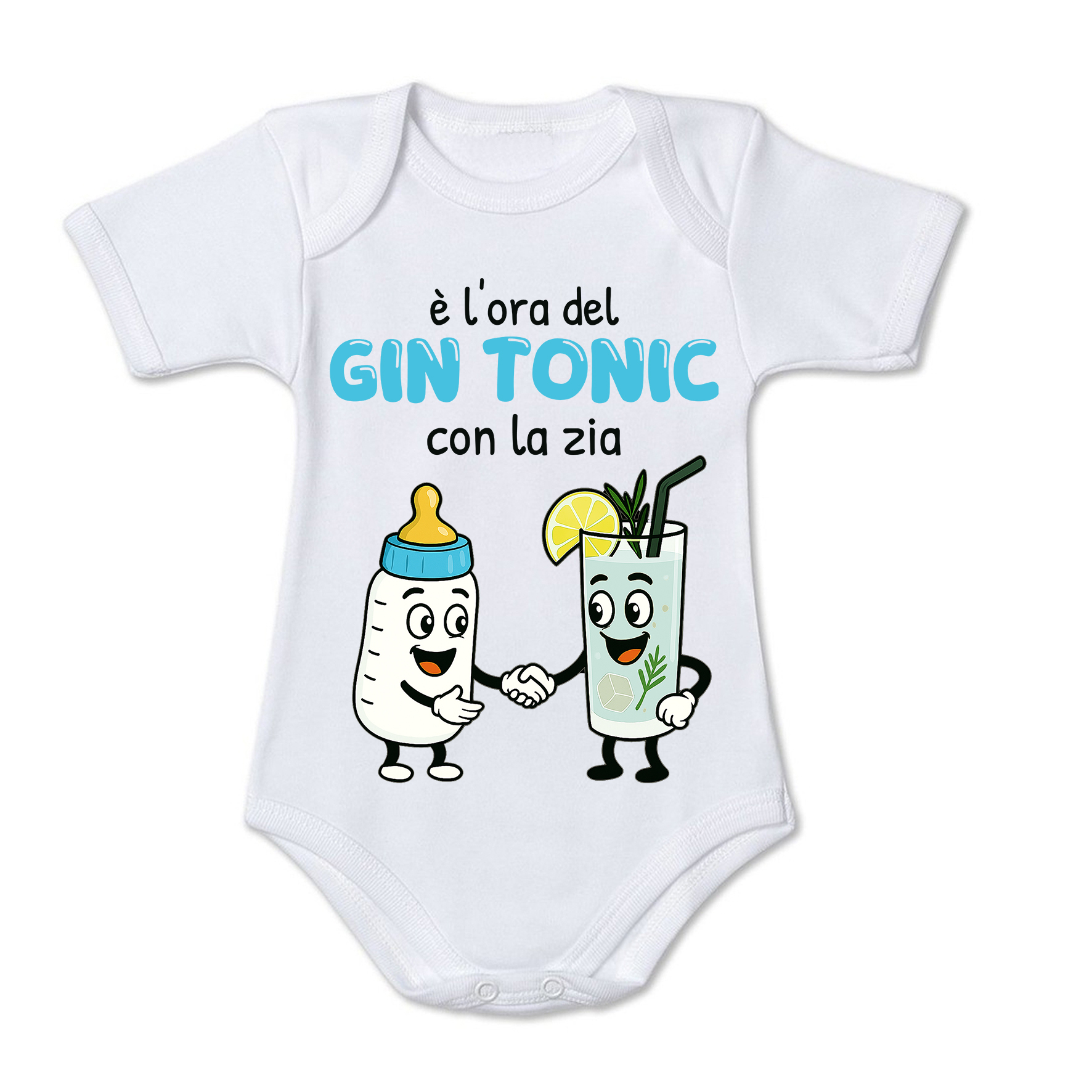 Mr. Gadgets Gin Tonic body neonato per zii cotone