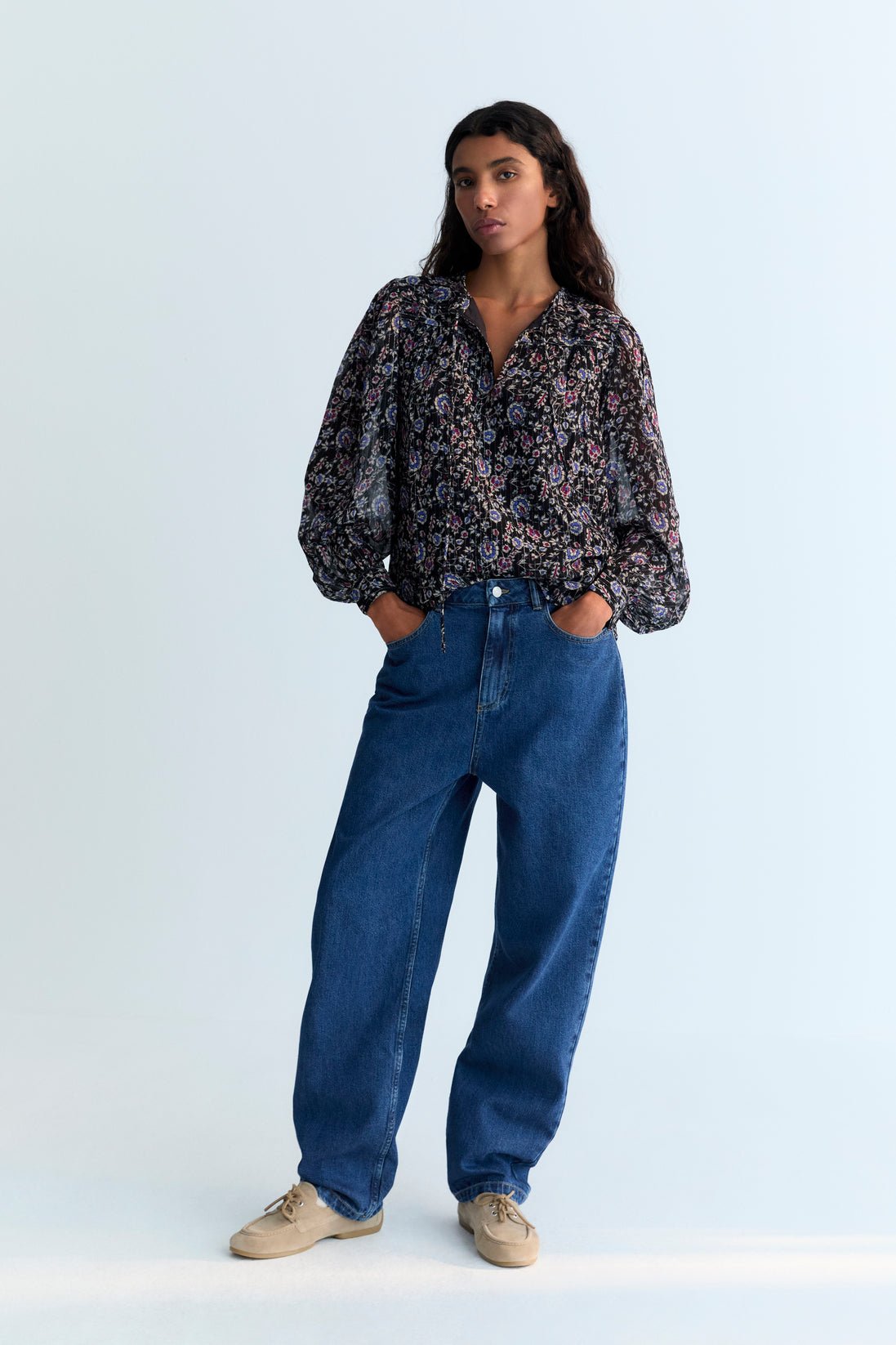 The New Society Francisca camicia donna viscosa lurex