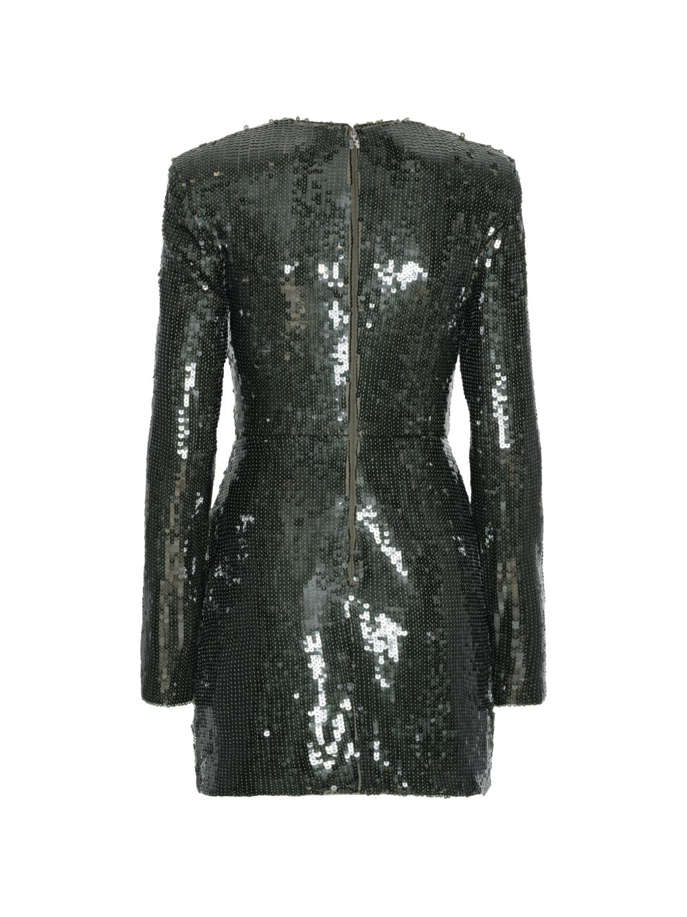 Rotate 116141265 abito corto donna verde paillettes