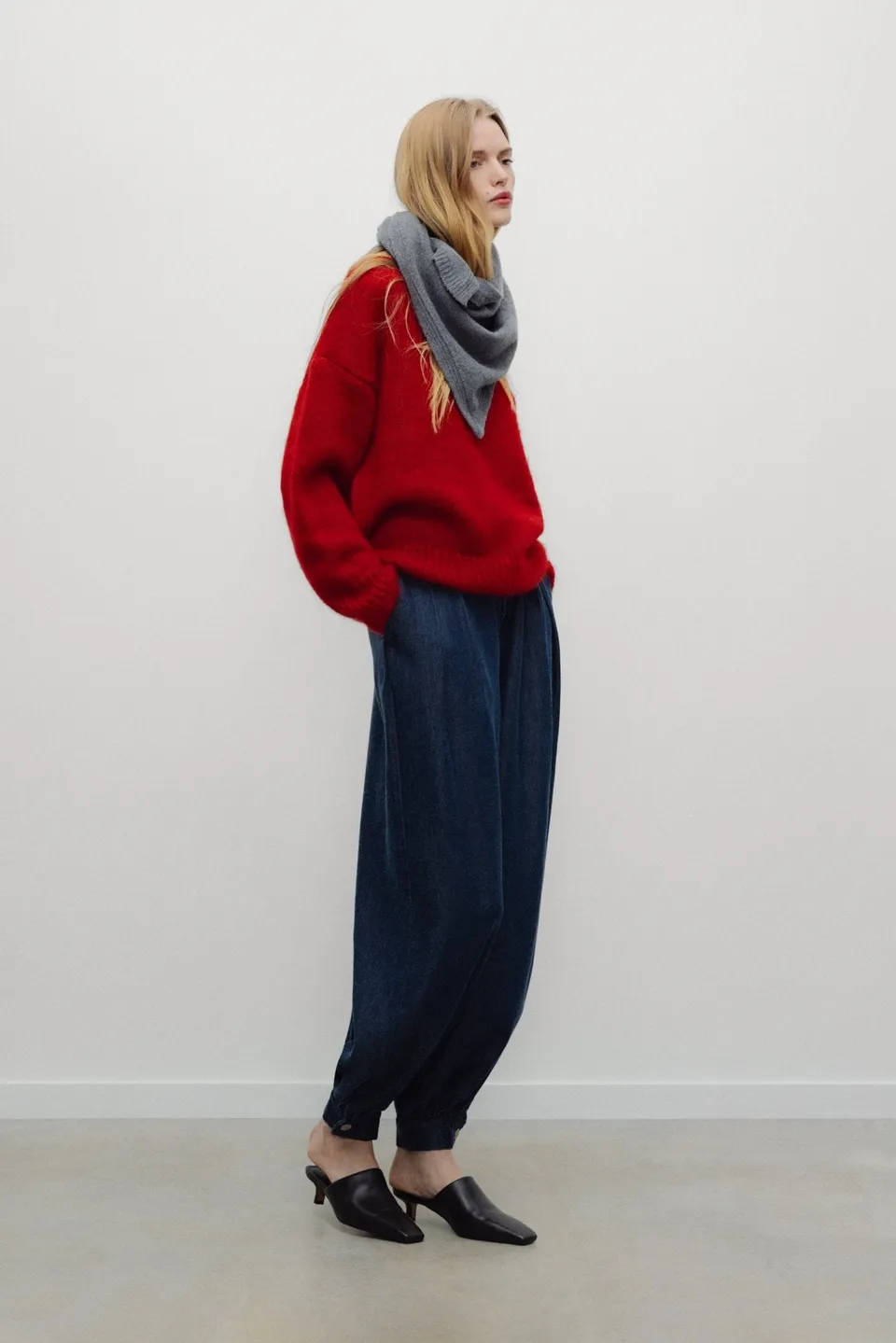 The New Society TNS Tencel Pantaloni Harem Donna Tencel