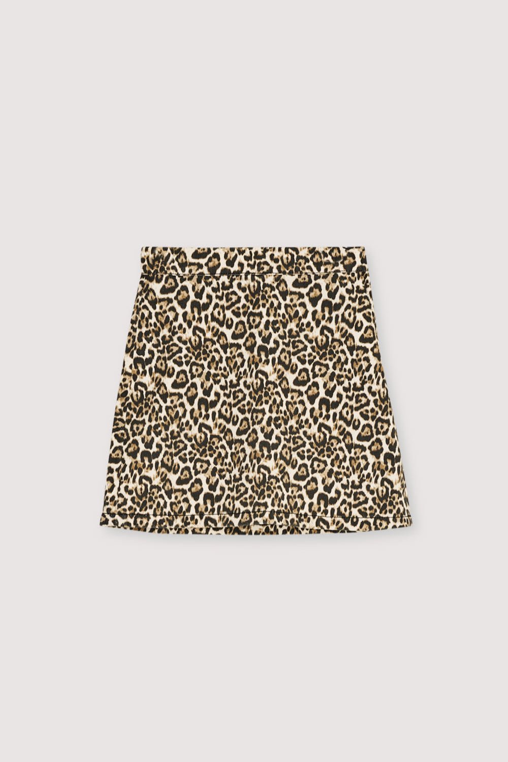 The New Society Nelia Gonna Denim Leopardata Cotone