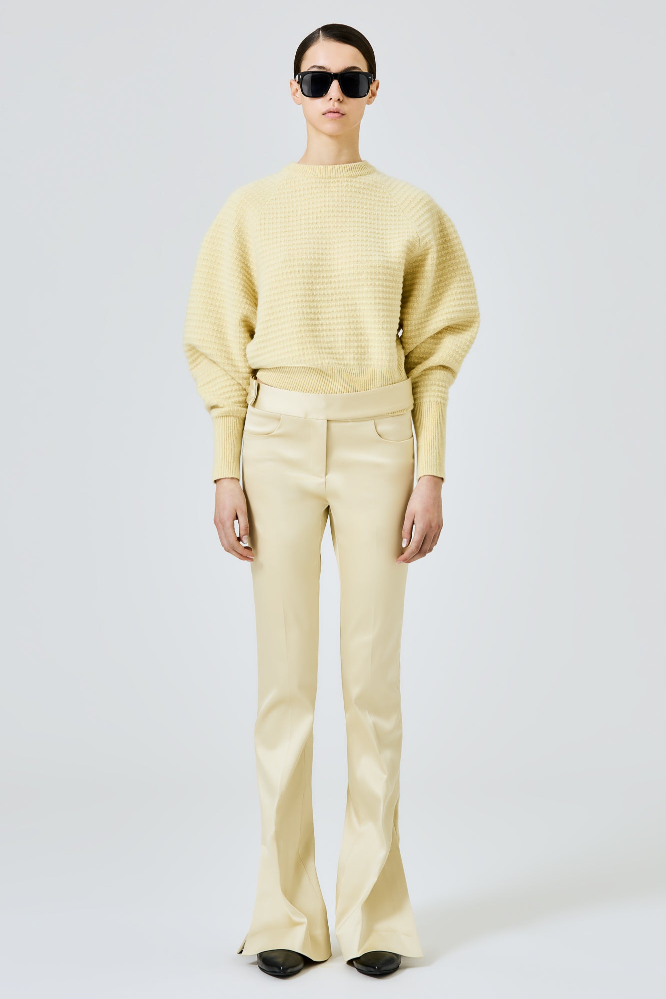 Sa Su Phi Elena pantaloni gialli stretch