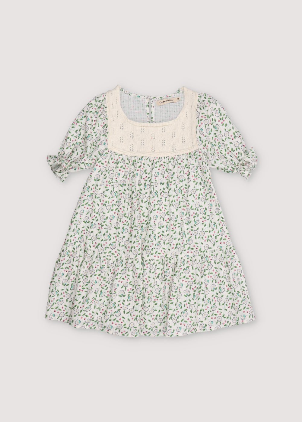 The New Society Tanatos vestito bambina fiori 6 anni