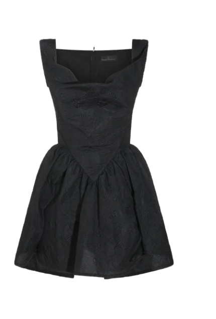 Vivienne Westwood 1101039H abito corto nero donna
