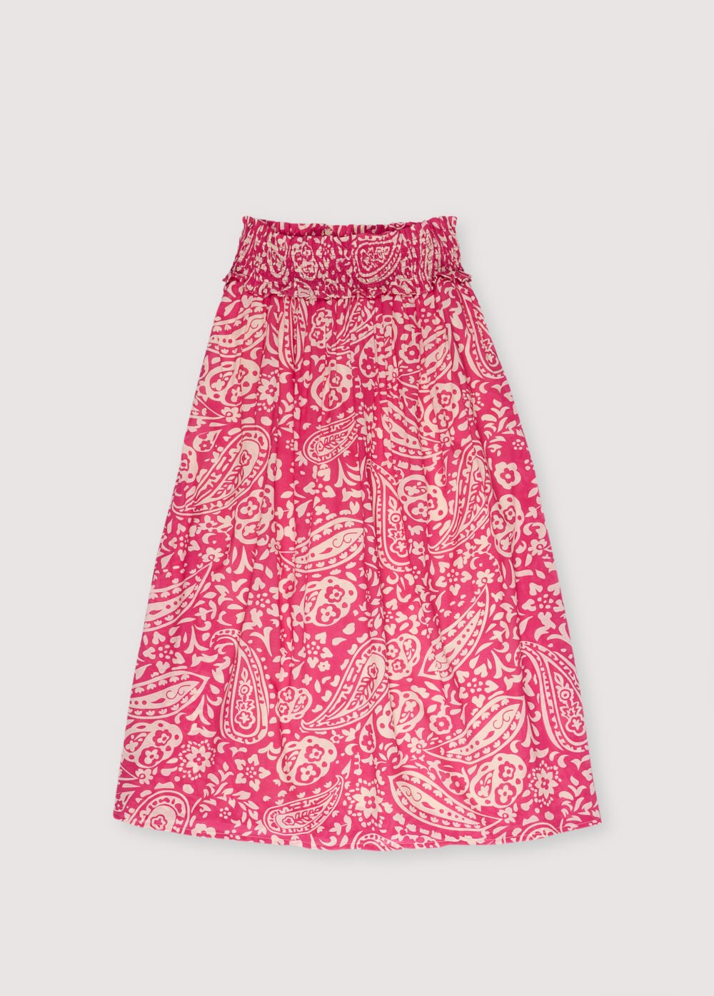 The New Society Santorini gonna donna fucsia cotone